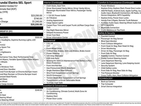 New 2025 Hyundai Elantra Sport image 28