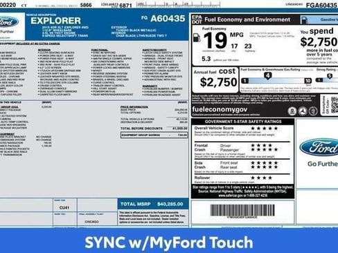 Used 2015 Ford Explorer XLT w/ Equipment Group 202A AWD/4WD image 27