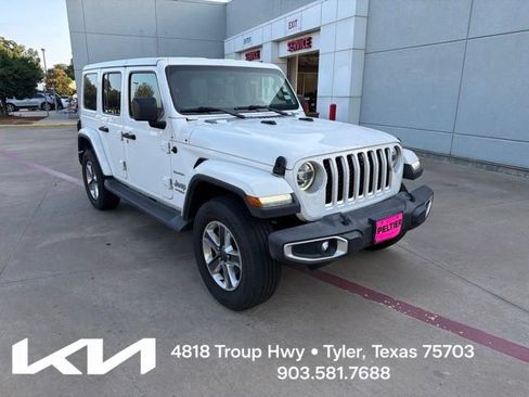 Used 2021 Jeep Wrangler Unlimited Sahara AWD/4WD image 1