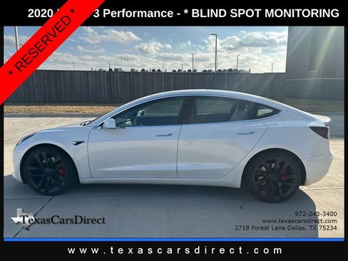 Used 2020 Tesla Model 3 Performance image 2