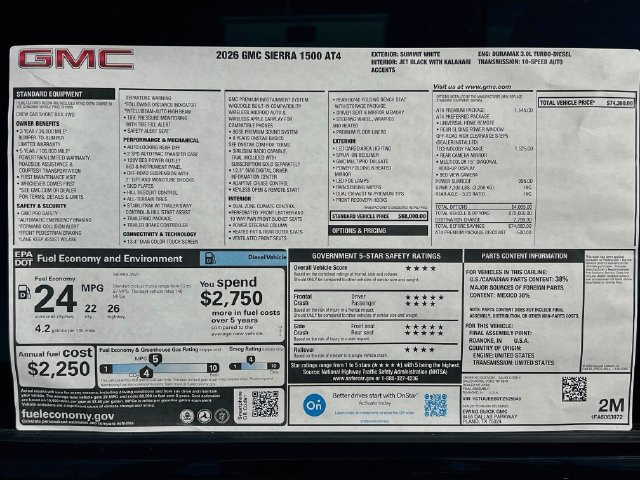 New 2026 GMC Sierra 1500 AT4 w/ AT4 Premium Package AWD/4WD image 21