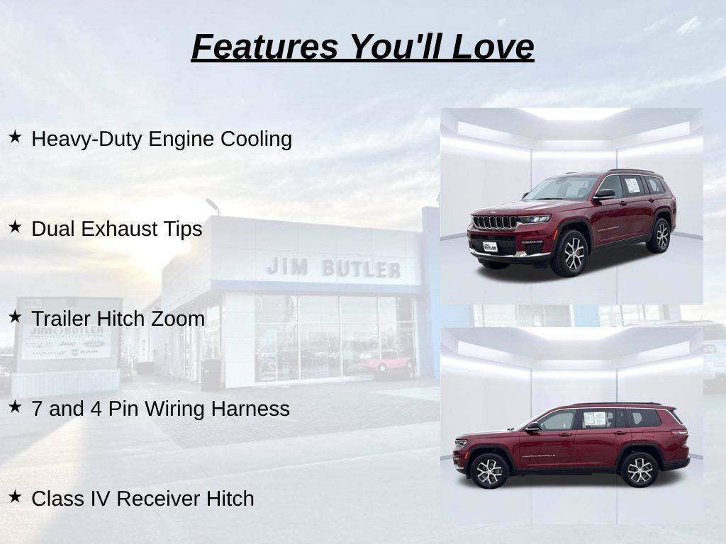 Used 2025 Jeep Grand Cherokee L Limited w/ Trailer Tow Package AWD/4WD image 26