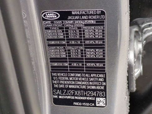 New 2026 Land Rover Range Rover Evoque S image 38