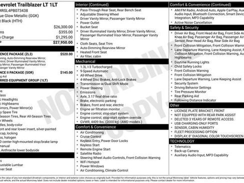 Used 2023 Chevrolet TrailBlazer LT w/ Convenience Package image 33