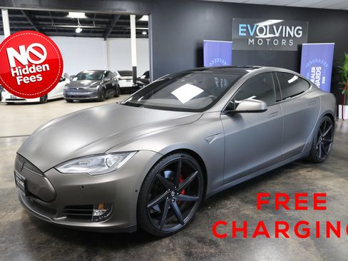 Used 2015 Tesla Model S P85D AWD/4WD image 1
