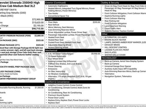 Certified 2025 Chevrolet Silverado 2500 High Country w/ High Country Premium Package AWD/4WD image 4