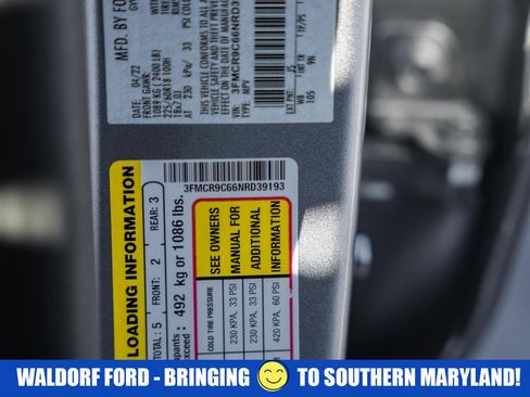 Certified 2022 Ford Bronco Sport Outer Banks w/ Tech Package image 44