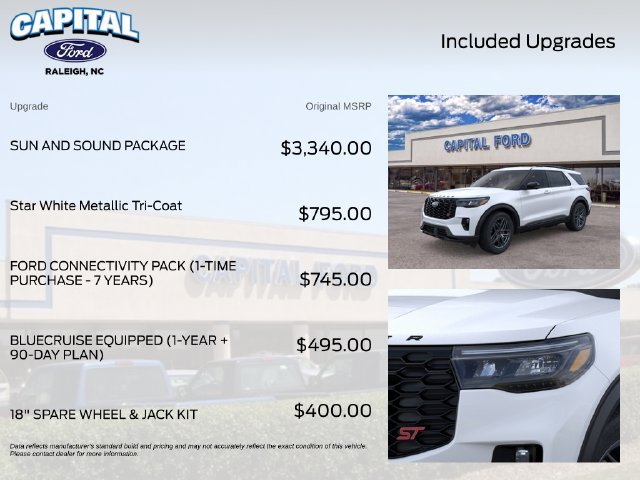 New 2026 Ford Explorer ST w/ Sun And Sound Package AWD/4WD image 5