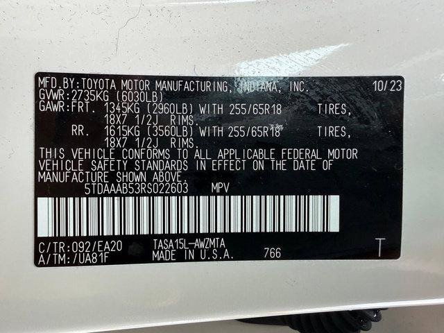Certified 2024 Toyota Grand Highlander AWD image 13