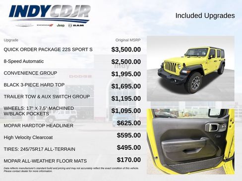 Used 2024 Jeep Wrangler Unlimited Sport AWD/4WD image 4