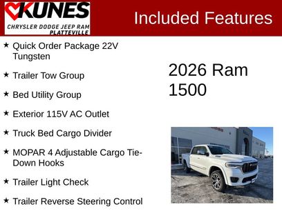 New 2026 RAM 1500 Tungsten w/ Trailer Tow Group