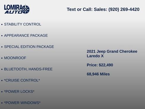 Used 2021 Jeep Grand Cherokee Altitude AWD/4WD image 13