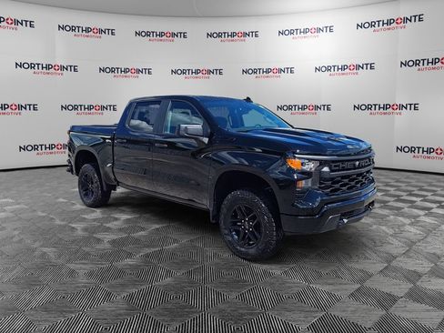 New 2026 Chevrolet Silverado 1500 Custom Trail Boss w/ Midnight Edition AWD/4WD image 1