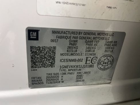 Used 2018 Chevrolet Traverse High Country image 85