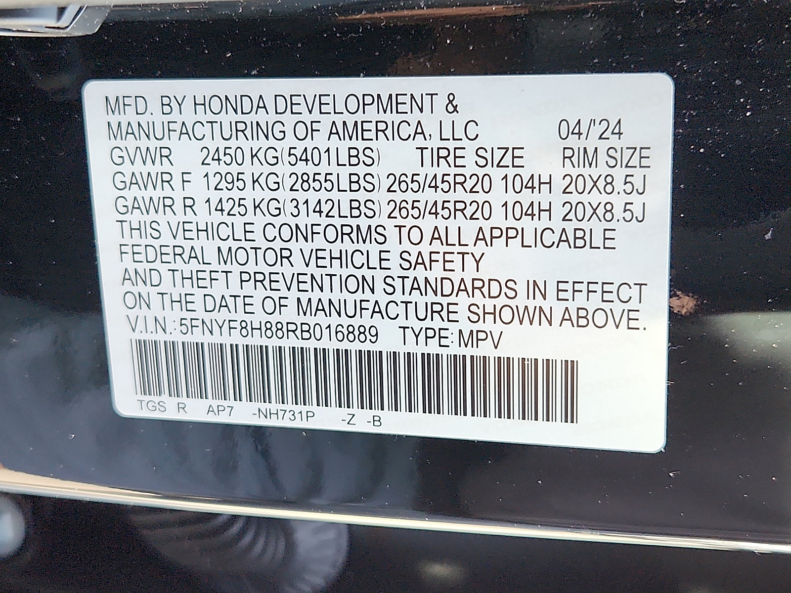 Used 2024 Honda Passport Black Edition image 31