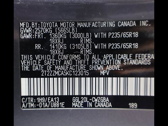 Used 2019 Lexus RX 350 FWD w/ Accessory Package image 12