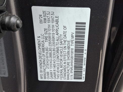 Certified 2025 Honda Odyssey Elite image 27