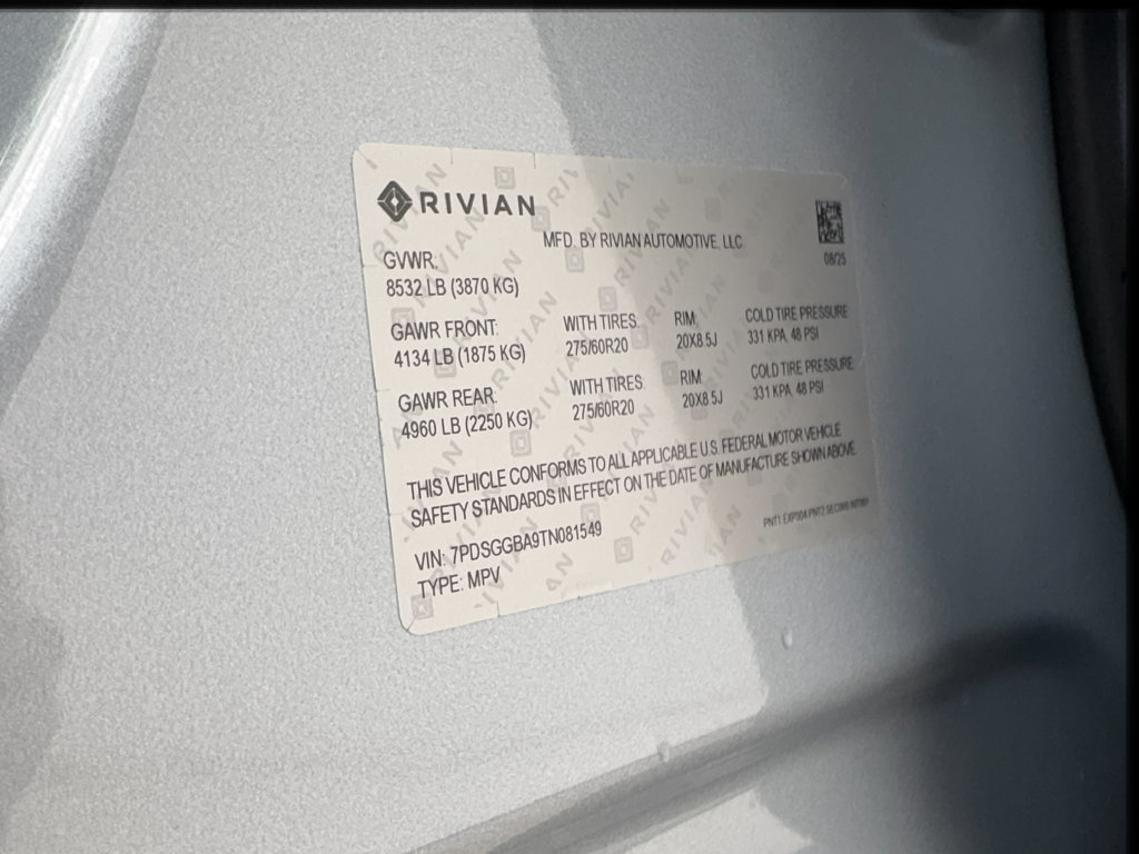 Used 2026 Rivian R1S Adventure Dual AWD/4WD image 50