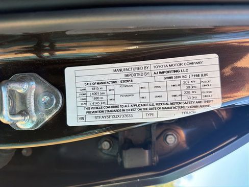 Used 2018 Toyota Tundra 1794 Edition AWD/4WD image 20