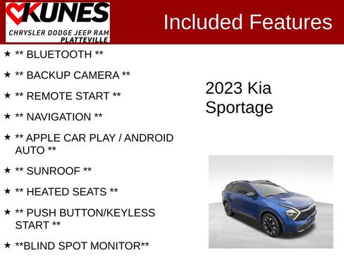 Used 2023 Kia Sportage X-Line w/ X-Line Premium Package image 2