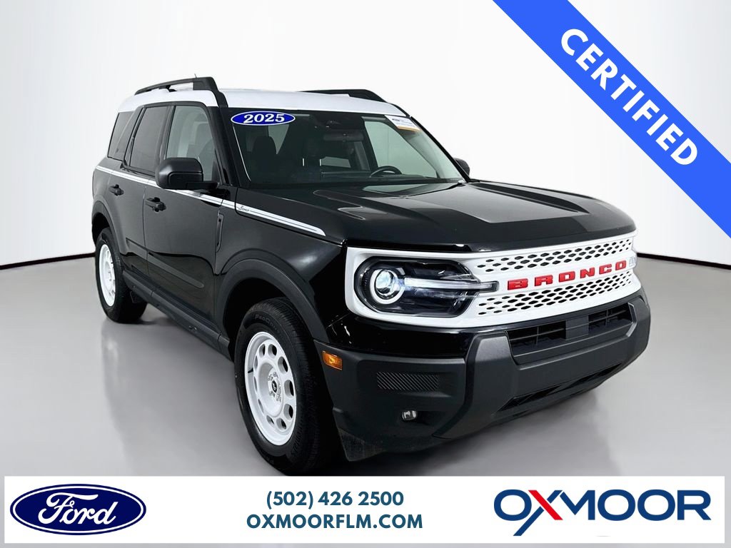 Certified 2025 Ford Bronco Sport Heritage w/ Convenience Package AWD/4WD image 1
