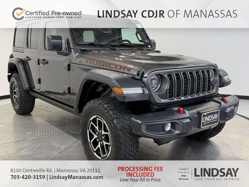 Certified 2025 Jeep Wrangler Unlimited Rubicon AWD/4WD image 1