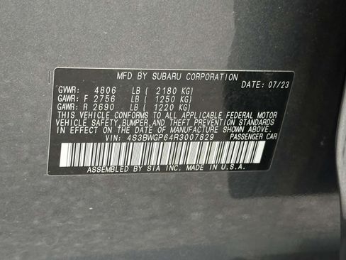 Used 2024 Subaru Legacy Touring XT image 27