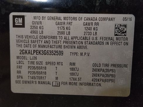 Used 2016 GMC Terrain SLT w/ Driver Alert Package I FWD image 33
