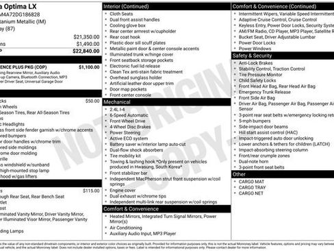 Used 2013 Kia Optima LX w/ Convenience Plus Pkg image 27