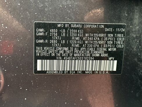 Used 2025 Subaru Outback Premium image 39