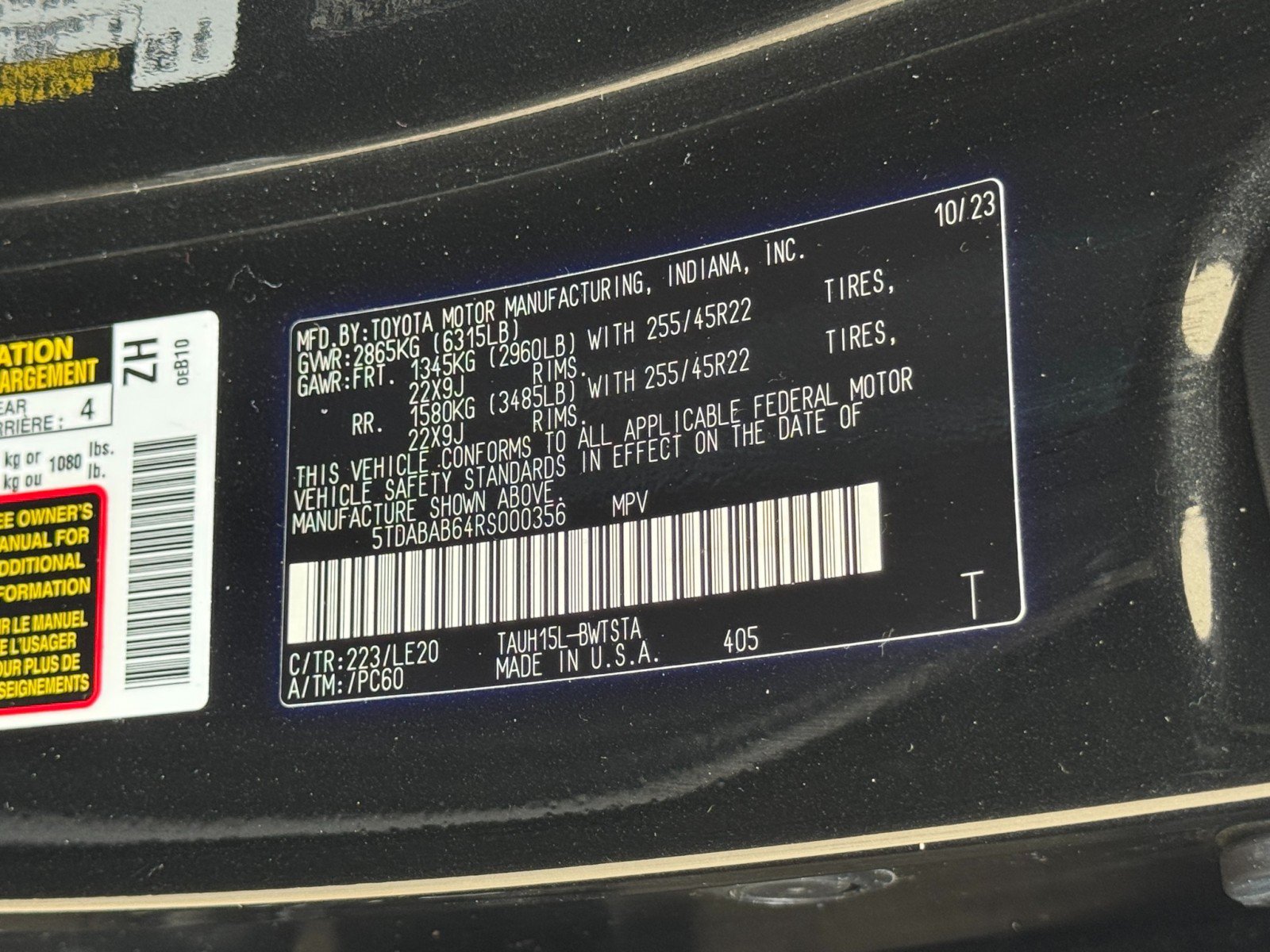 Used 2024 Lexus TX 500h AWD w/ Technology Package image 47