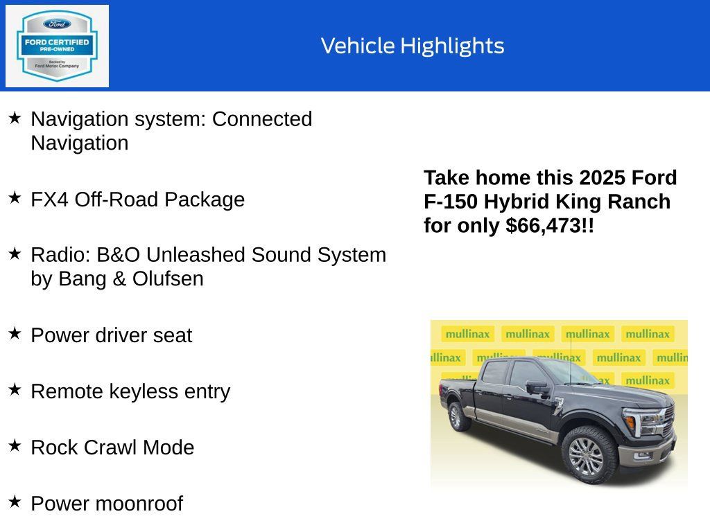 Used 2025 Ford F150 King Ranch w/ FX4 Off-Road Package AWD/4WD image 18