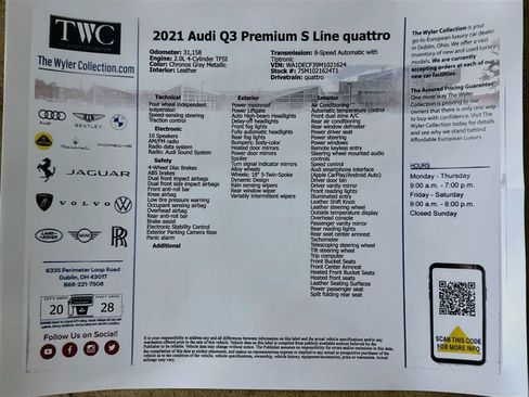 Used 2021 Audi Q3 2.0T Premium AWD/4WD image 47