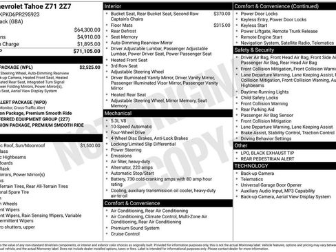 Used 2023 Chevrolet Tahoe Z71 w/ Luxury Package image 14