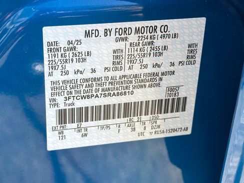 New 2025 Ford Maverick Lobo AWD/4WD image 33