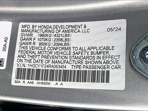 Used 2024 Honda Accord LX image 33