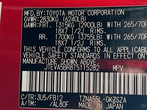 New 2026 Toyota 4Runner TRD Off-Road AWD/4WD image 25