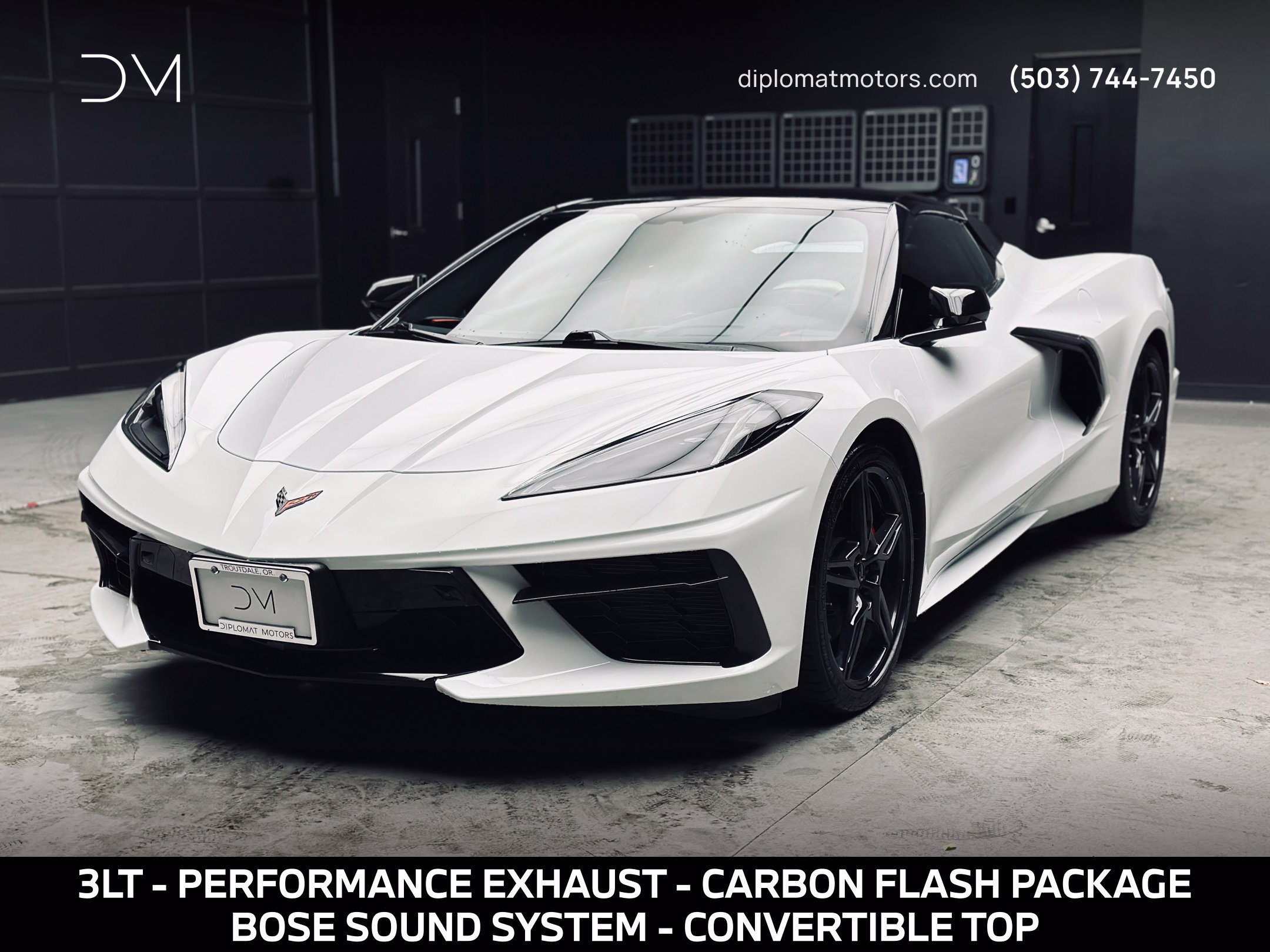Used 2021 Chevrolet Corvette Stingray Premium Conv w/ 3LT RWD image 1