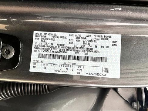 New 2025 Ford F150 Lightning Lariat AWD/4WD image 8