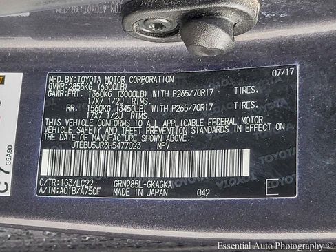 Used 2017 Toyota 4Runner TRD Off-Road Premium image 15