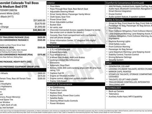 Used 2024 Chevrolet Colorado Trail Boss w/ Advanced Trailering Package AWD/4WD image 32