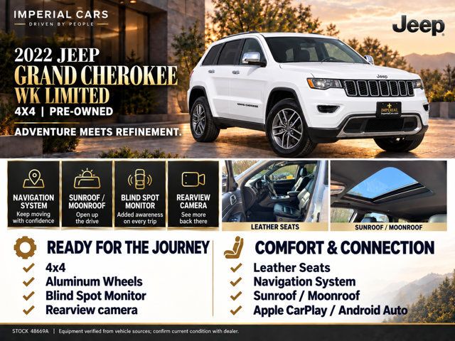 Used 2022 Jeep Grand Cherokee Limited AWD/4WD image 6