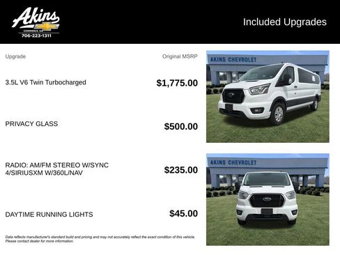 Used 2023 Ford Transit 350 XLT RWD image 2