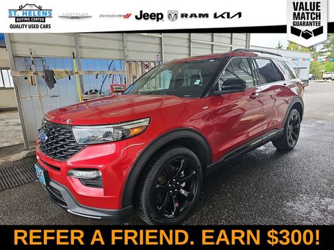 Used 2022 Ford Explorer ST-Line w/ Class IV Trailer Tow Package AWD/4WD image 1