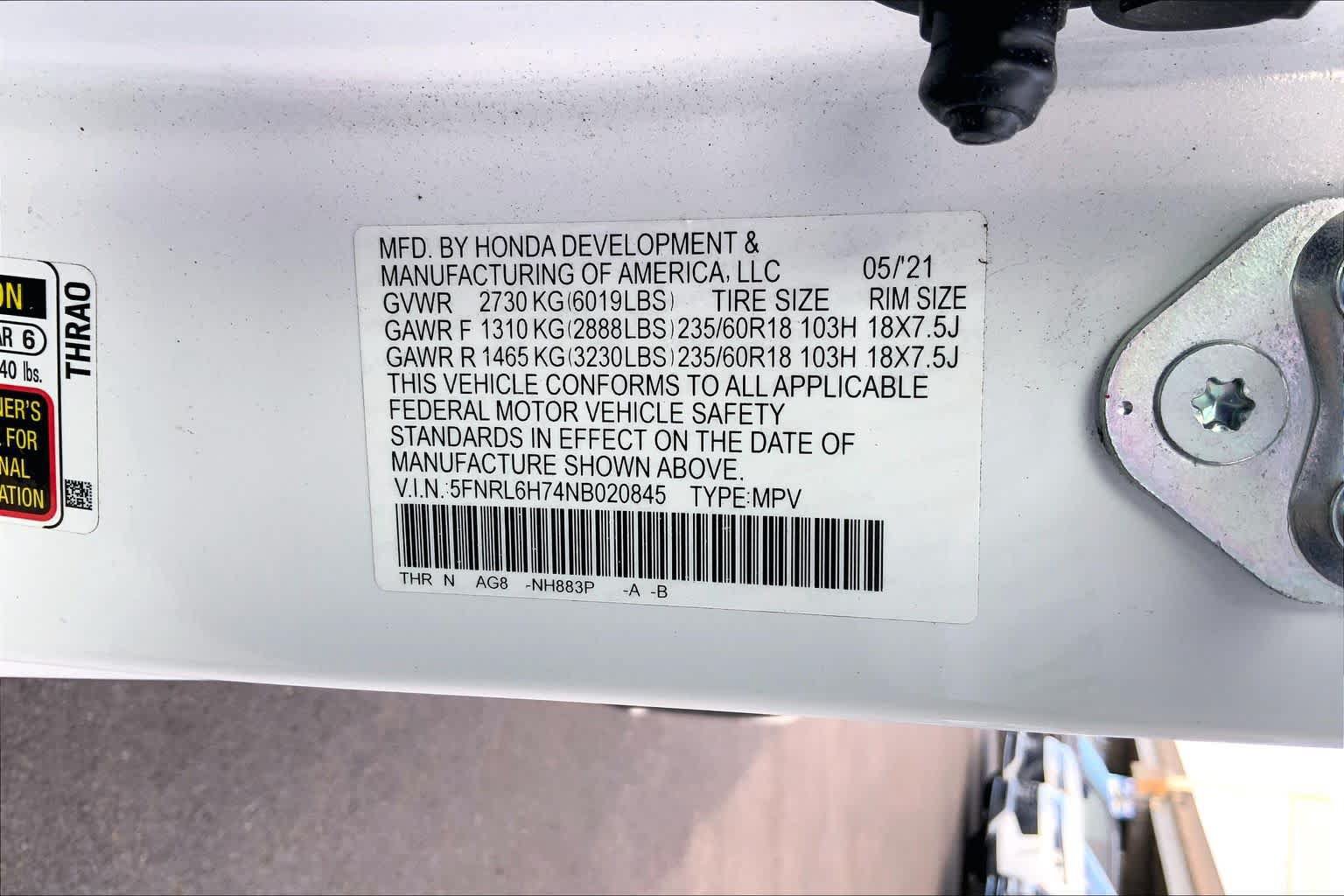 Used 2022 Honda Odyssey EX-L image 20