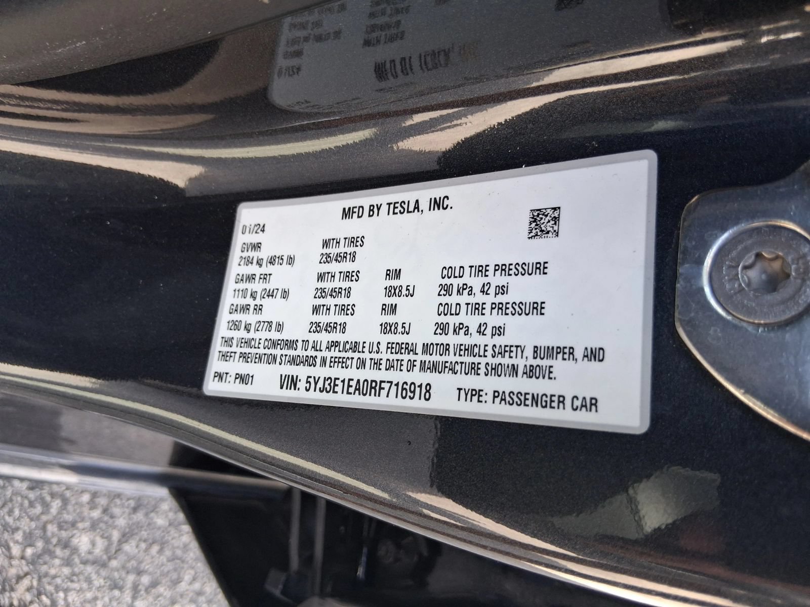 Used 2024 Tesla Model 3 Long Range RWD image 10