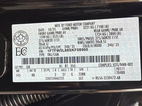 Used 2025 Ford F150 Lariat image 42