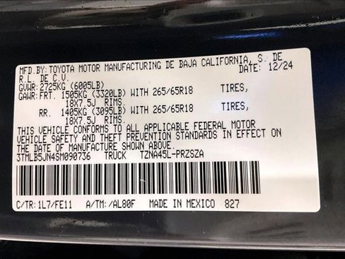 Certified 2025 Toyota Tacoma TRD Sport AWD/4WD image 45
