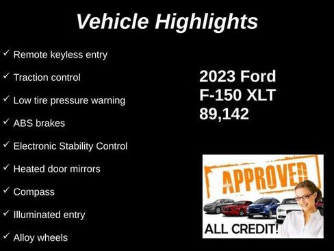 Used 2023 Ford F150 XLT w/ Equipment Group 301A Mid AWD/4WD image 10