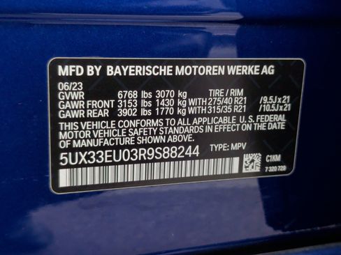 Used 2024 BMW X5 M60i w/ Executive Package image 42